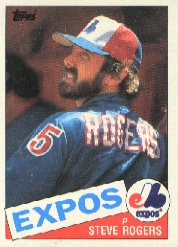 1985 Topps Baseball Cards      205     Steve Rogers